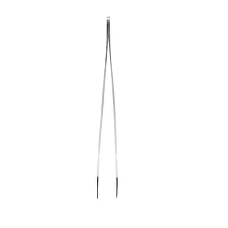 Amscope 4 3/8 in. General Purpose Curved Serrated Tip Tweezers TW-481-05PK